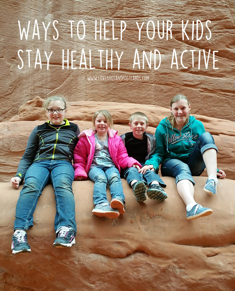 Ways to help your kids stay healthy and active