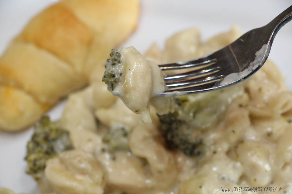 Slow Cooker Chicken Alfredo with Broccoli