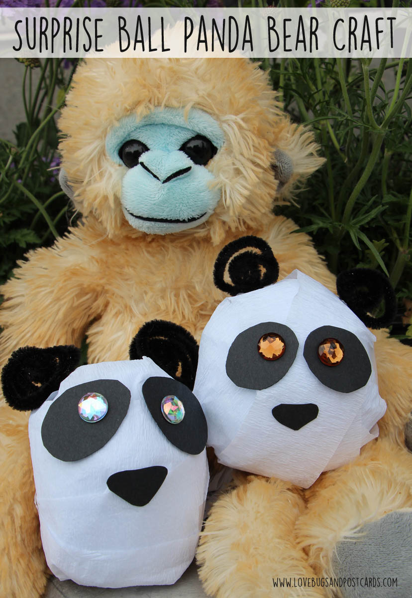 Surprise Ball Panda Bear Craft