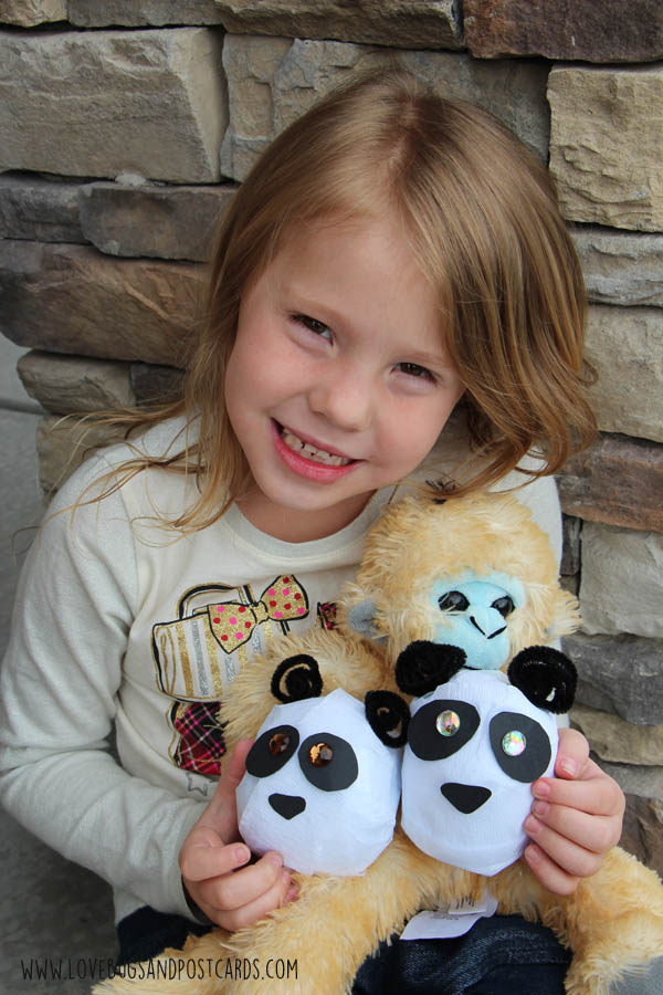Surprise Ball Panda Bear Craft