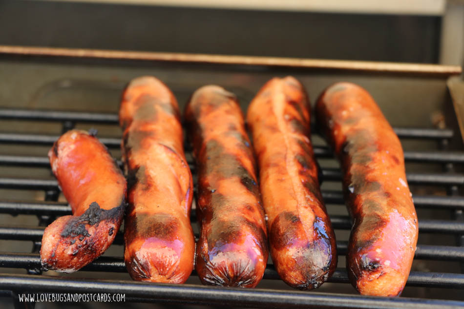 Bacon Wrapped Burgers and Flag Sugar Cookies