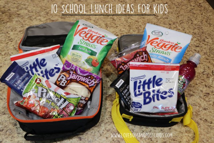 10 School lunch ideas for kids