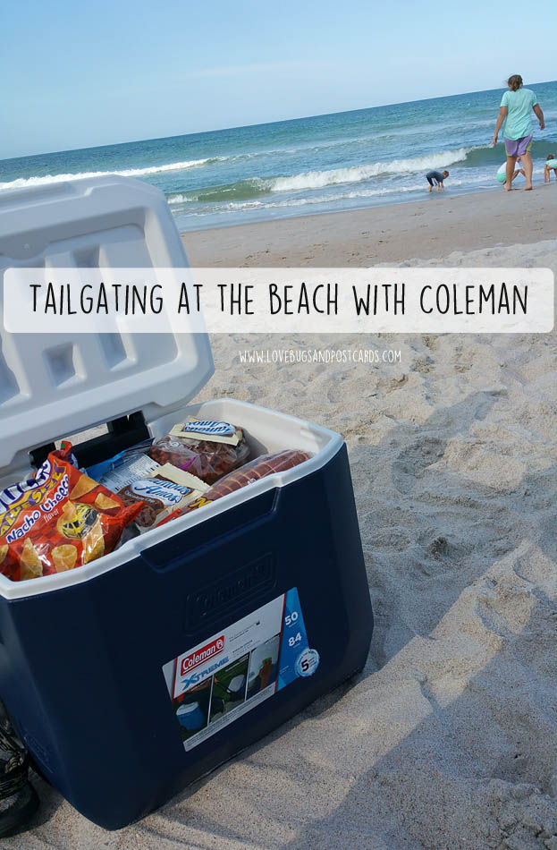 Tailgating at the beach with Coleman