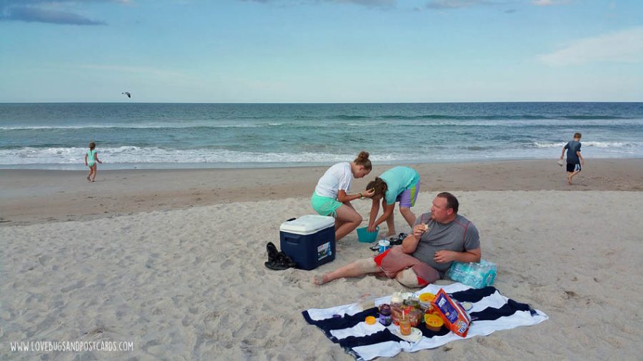 Tailgating at the beach with Coleman