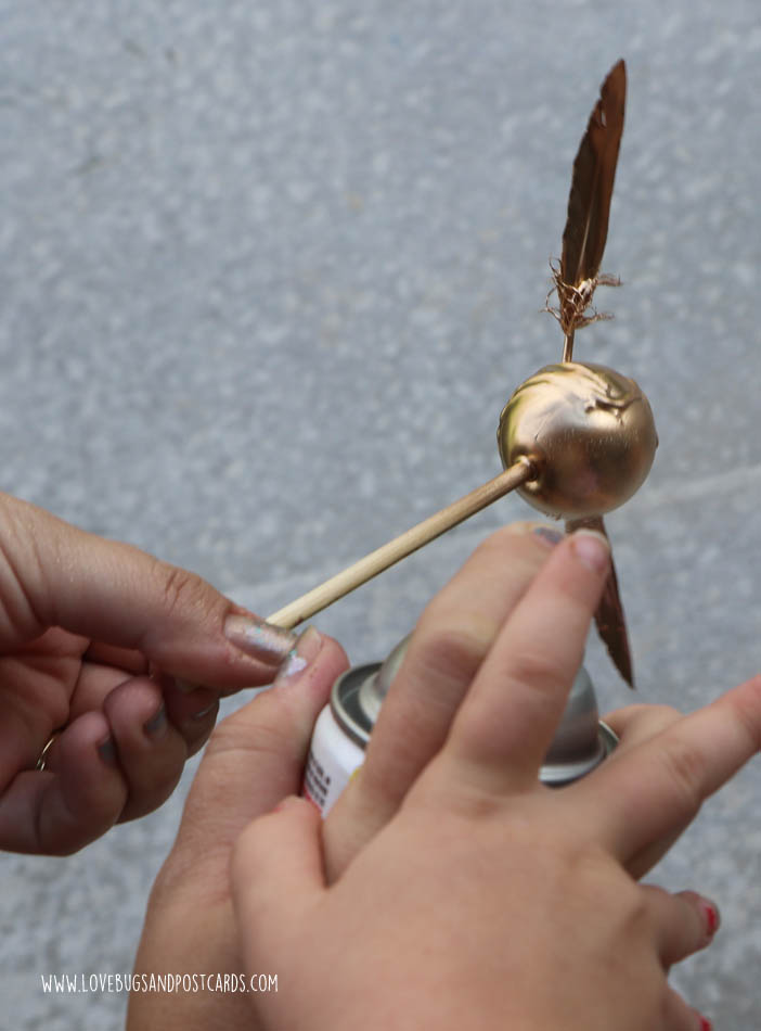 Harry Potter Golden Snitch Cupcakes