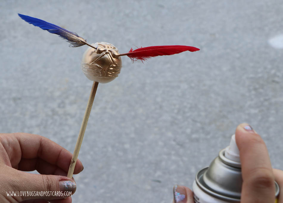 Harry Potter Golden Snitch Cupcakes