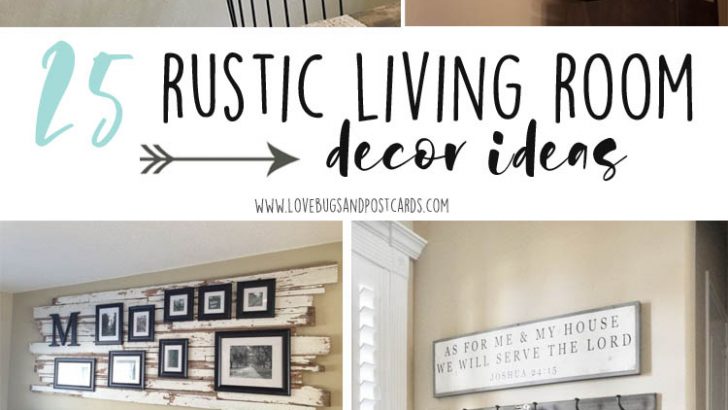 25 rustic living room decor ideas