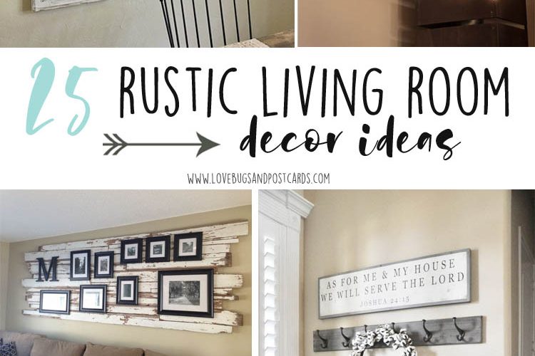 25 rustic living room decor ideas