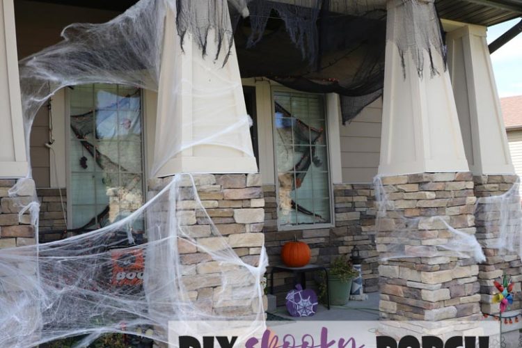 DIY Spooky Front Porch Halloween Decorations