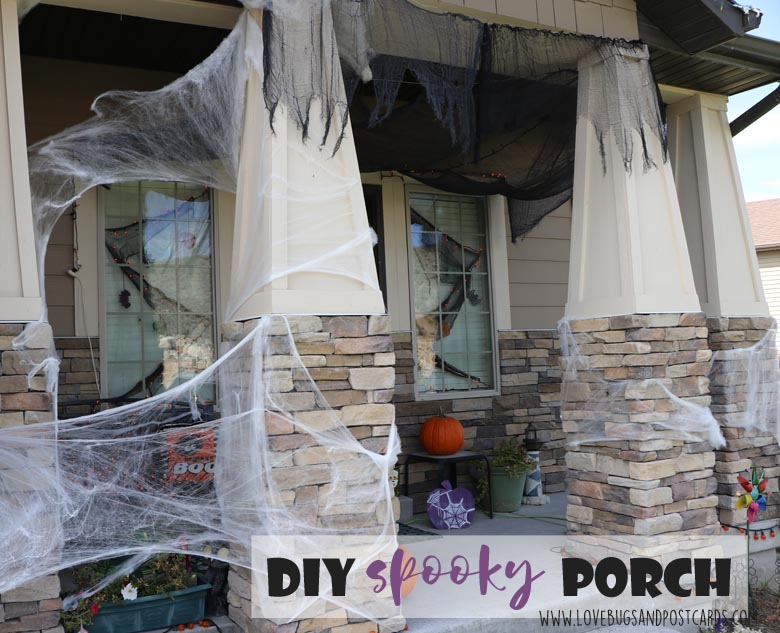 DIY Spooky Front Porch Halloween Decorations