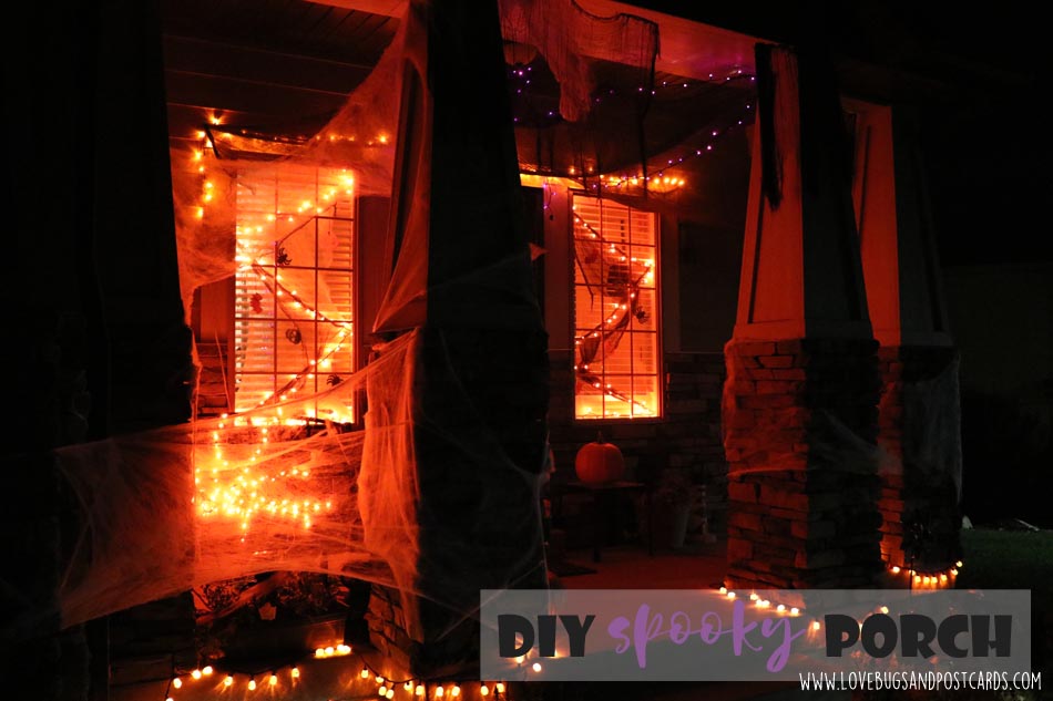 DIY Spooky Front Porch Halloween Decorations