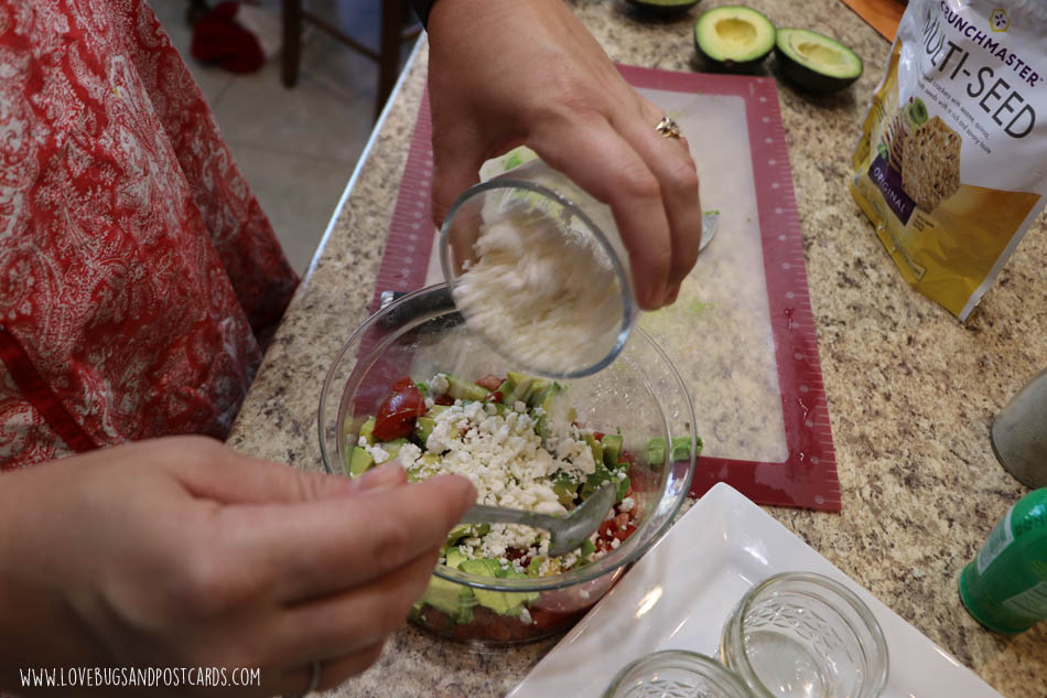 Avocado and Feta Cracker Dip Recipe