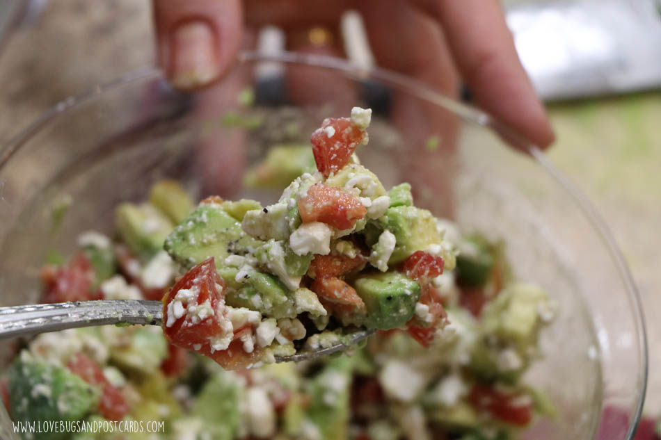 Avocado and Feta Cracker Dip Recipe