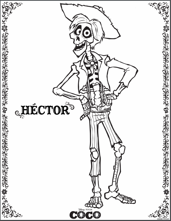 Disney-Pixar’s COCO Coloring Pages #PixarCoco