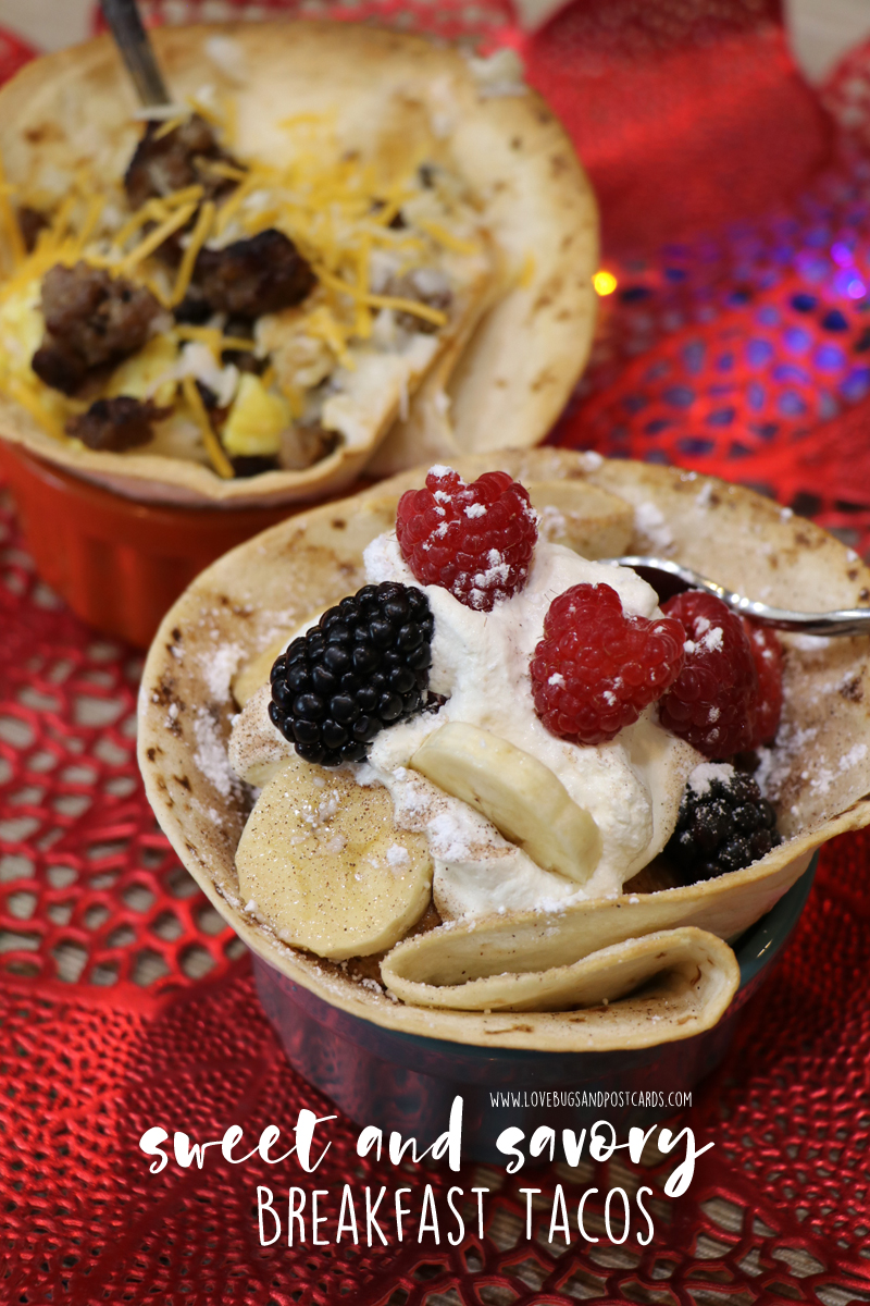 Sweet and Savory Breakfast Tacos