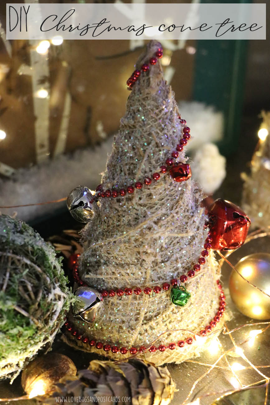 DIY Christmas Cone Trees