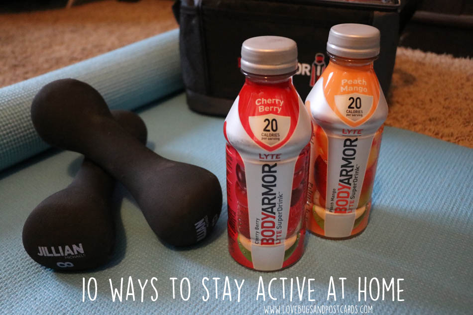 10 ways to stay active at home