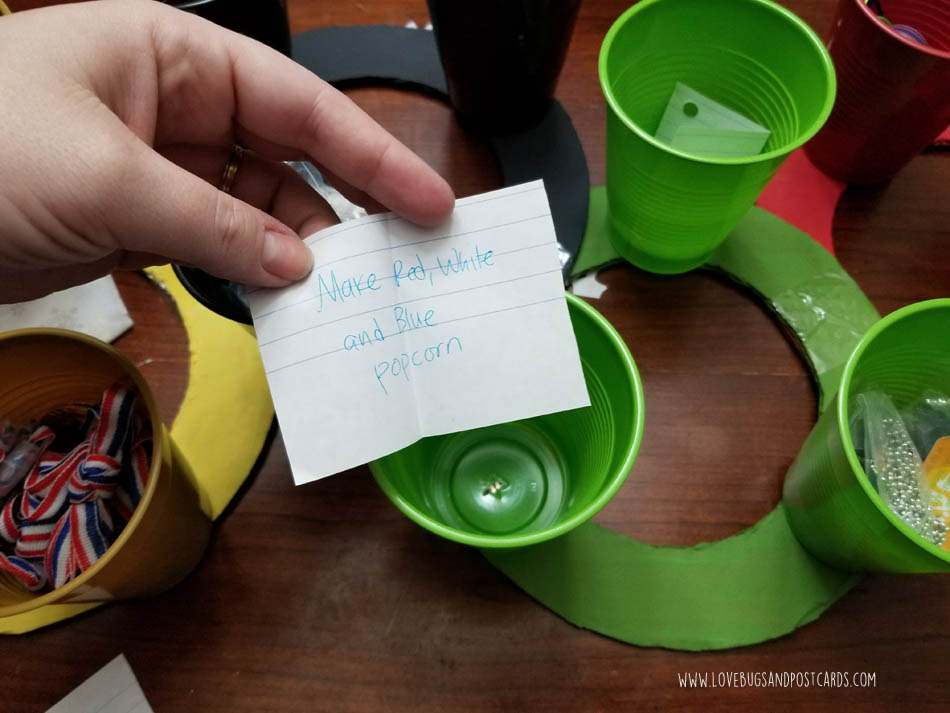 DIY Olympics Prize Punch Game