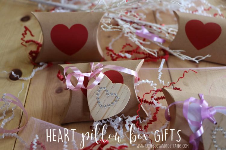 DIY Heart Pillow Box Gifts