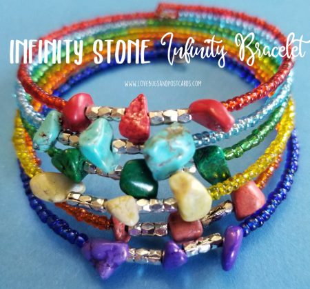 DIY Avengers Infinity Stone Infinity Bracelet