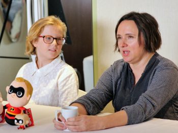 Incredibles 2 interview with Sarah Vowell (Violet) & Huck Milner (Dash) #Incredibles2Event