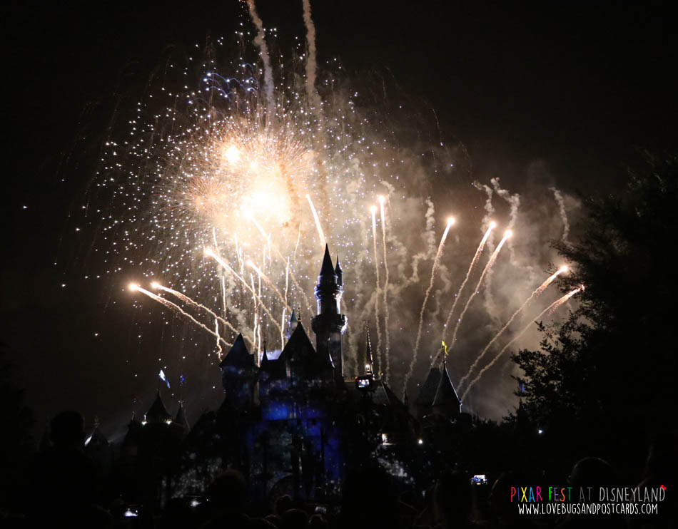 Together Forever – A Pixar Nighttime Spectacular fireworks show at Disneyland