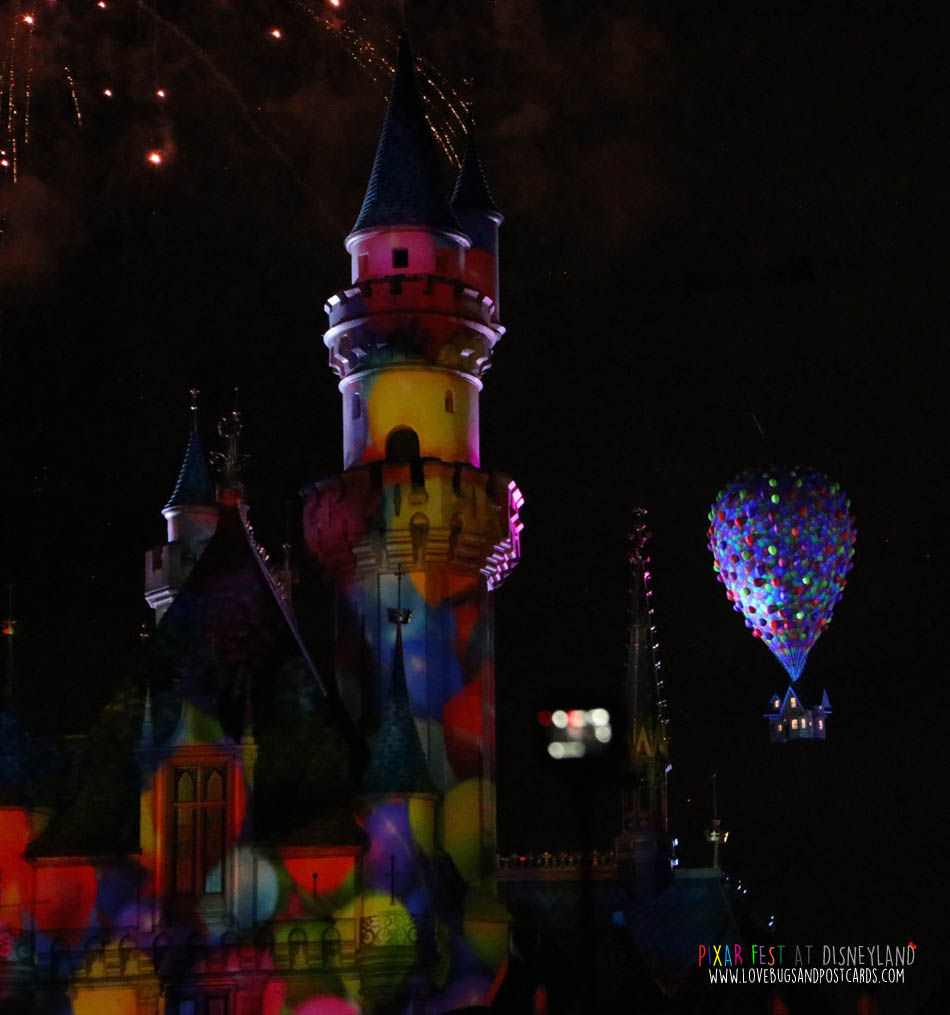 Together Forever – A Pixar Nighttime Spectacular fireworks show at Disneyland