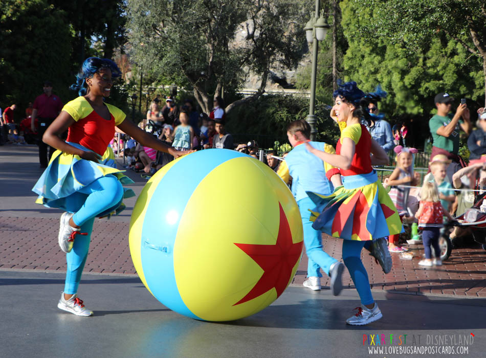 The Pixar Play Parade at Disneyland