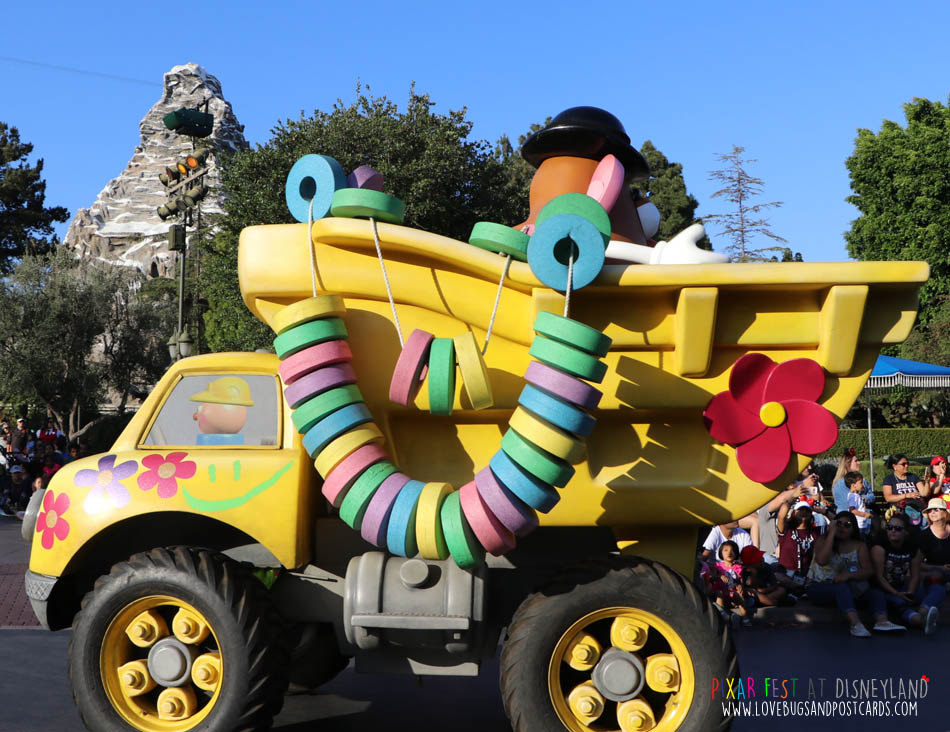 The Pixar Play Parade at Disneyland