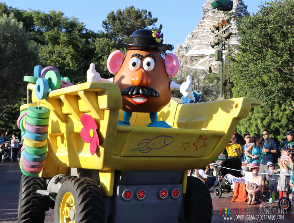 The Pixar Play Parade at Disneyland