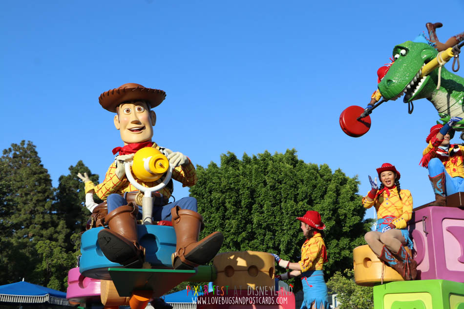 The Pixar Play Parade at Disneyland