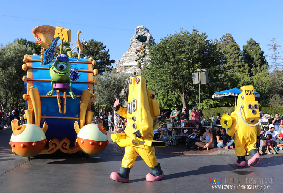 The Pixar Play Parade at Disneyland