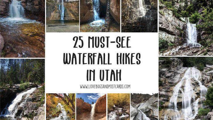 25 must-see Waterfall Hikes in Utah