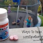 Ways to help treat constipation in kids