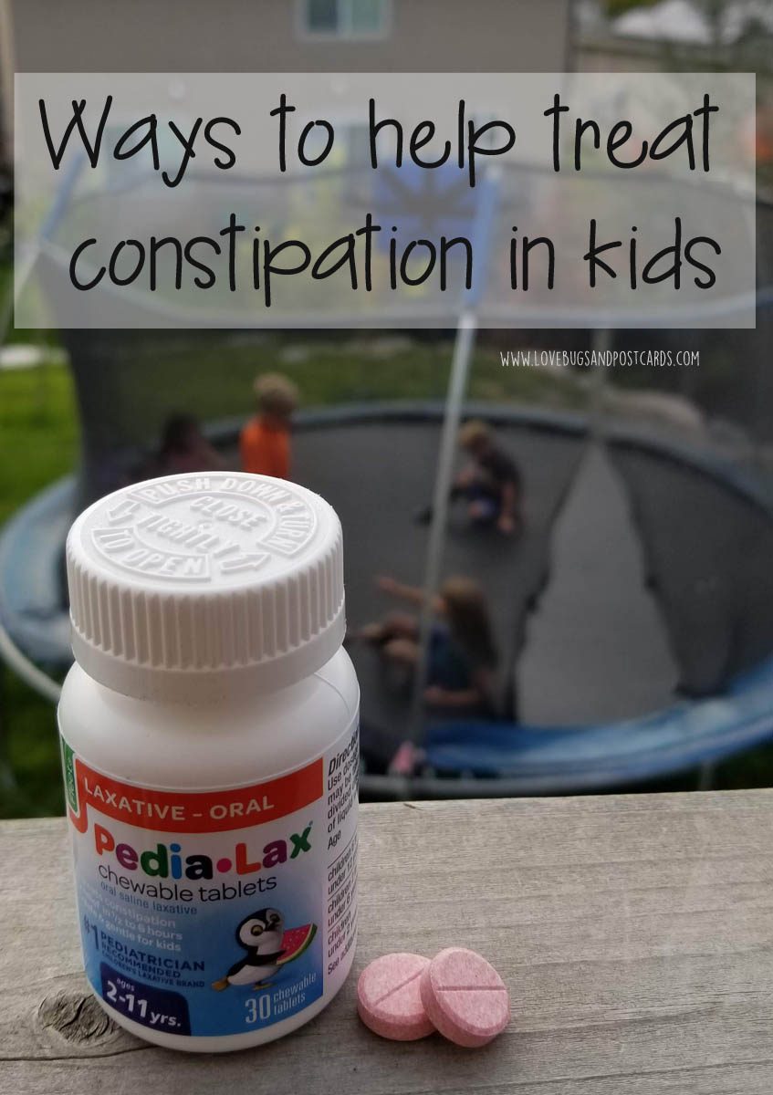 Ways to help treat constipation in kids
