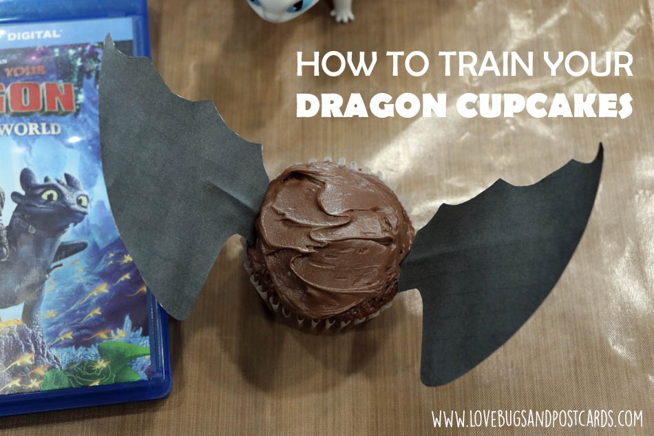 Dragon Cupcakes Wings Printable