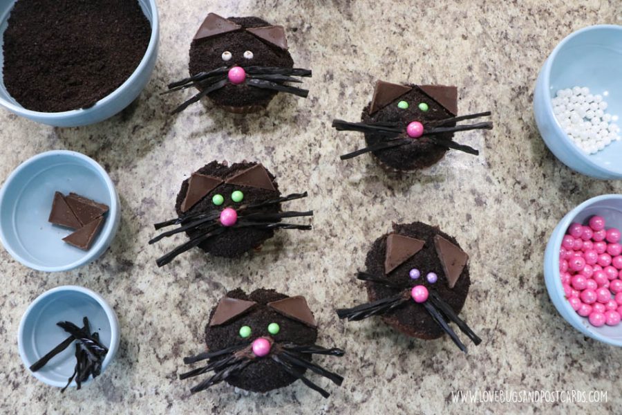 easy to make cat cupcakes