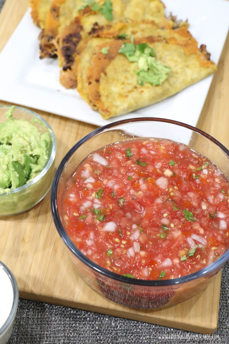 Crispy Black Bean Tacos Recipe with homemade salsa