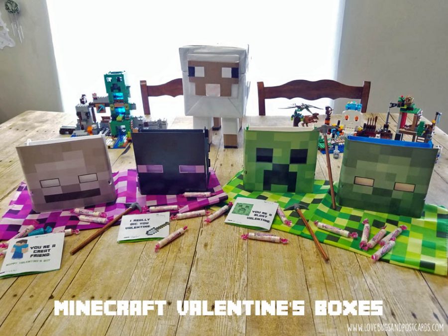 Minecraft Valentine's Box
