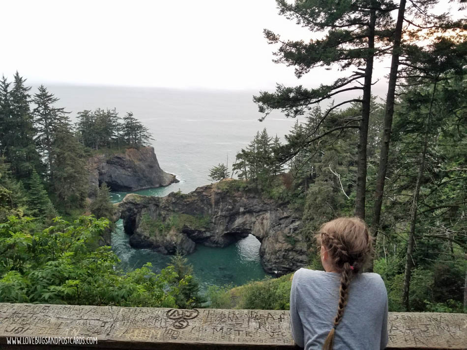 Natural Bridges in Brookings, Oregon