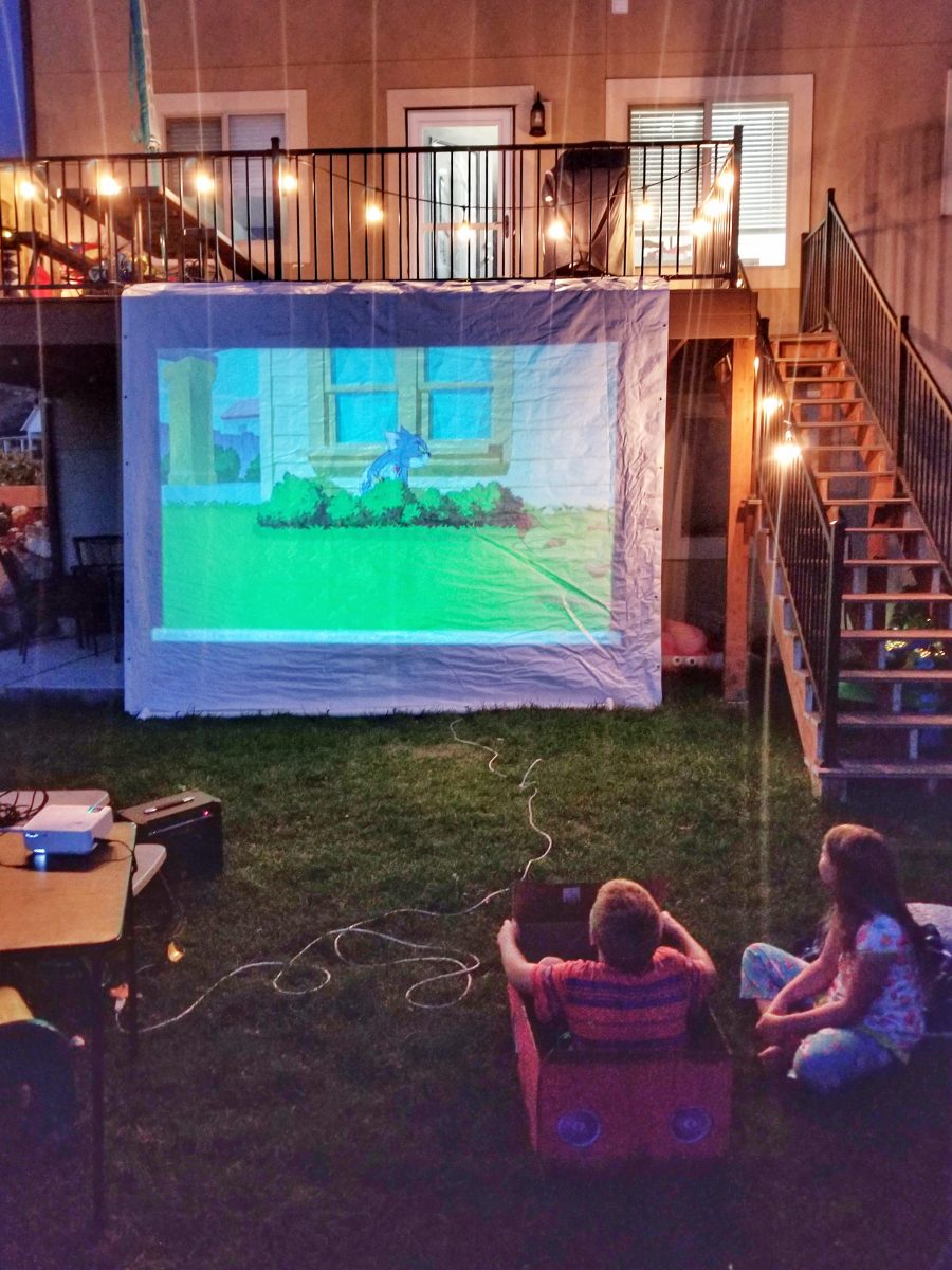 DIY Box Cars for at-home movie night