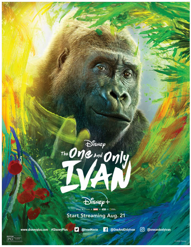 Disney’s THE ONE AND ONLY IVAN activity packet