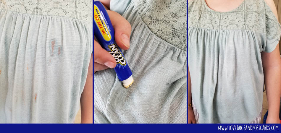 Tips for quick stain removal