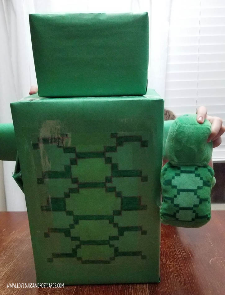 The design of the turtle shells for the Minecraft Turtle