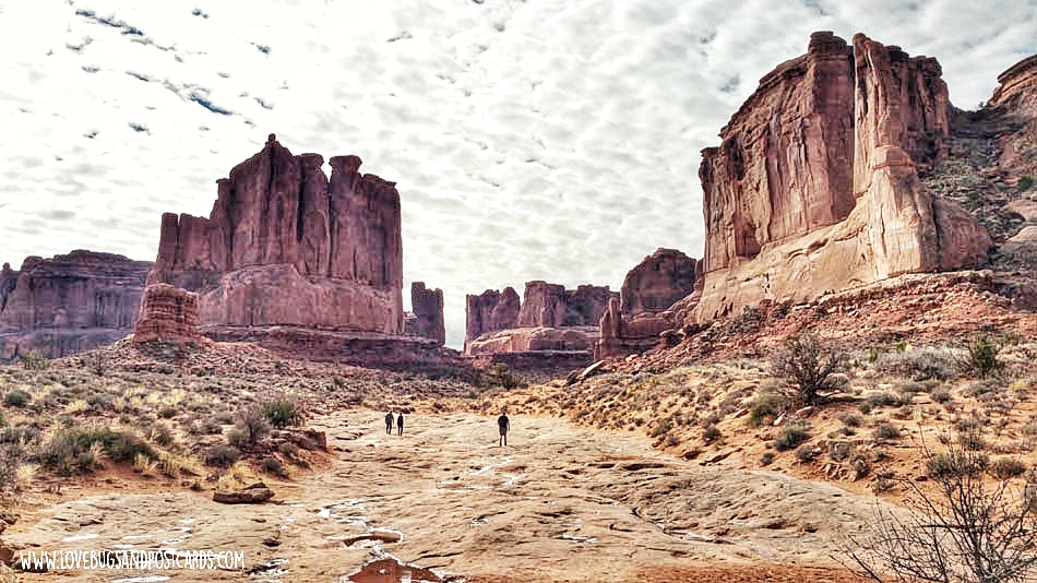 Park Avenue and Courthouse Towers - Arches National Park