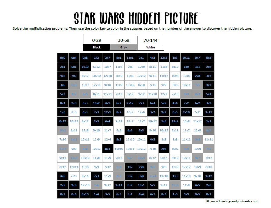 Star Wars Hidden Picture Printables