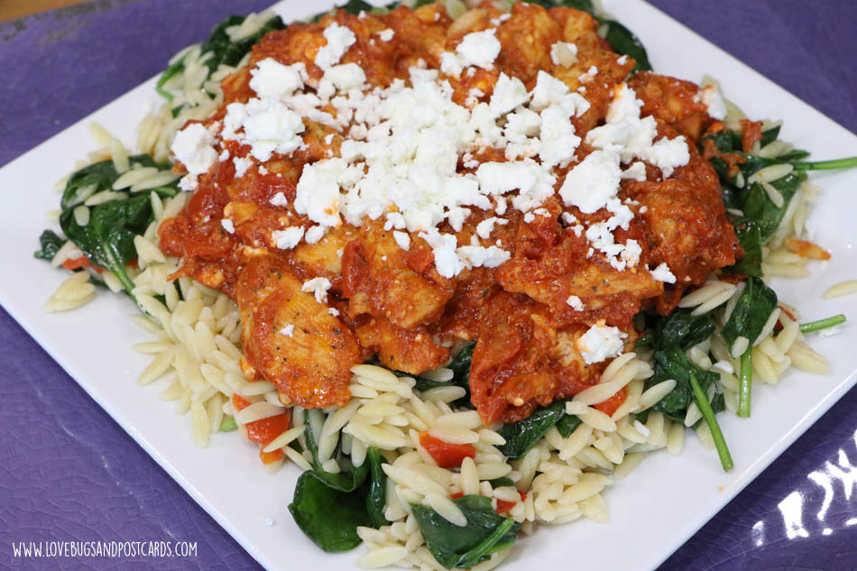 Get inspired by these Disney's Luca Recipes  - Oregano Chicken and Orzo
