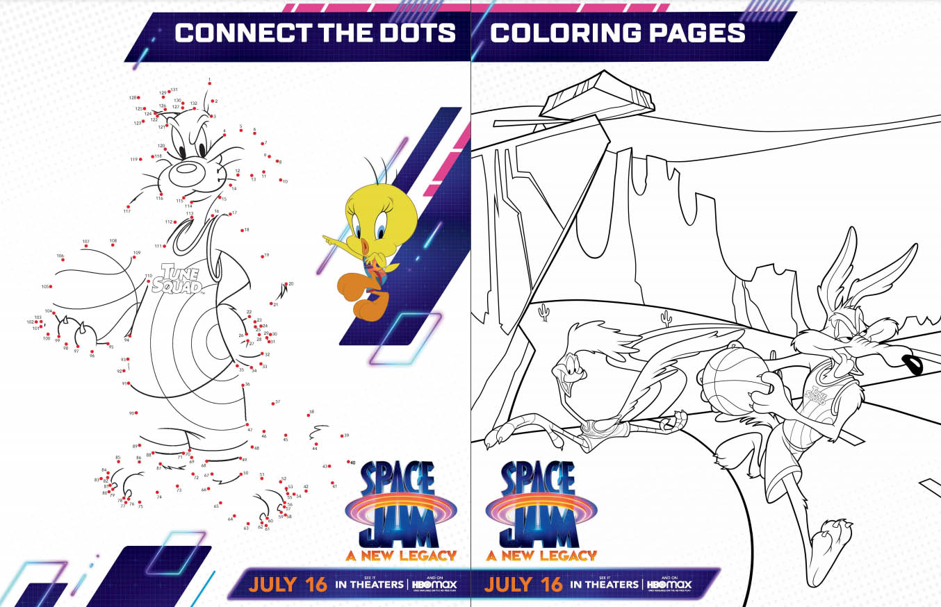 Space Jam: A New Legacy activity book