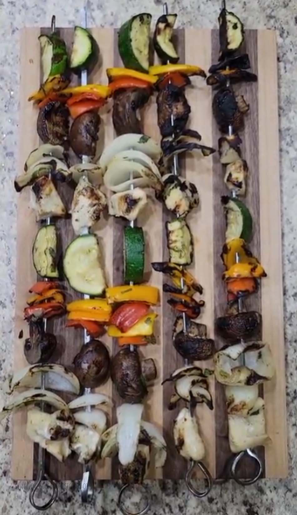chicken enchilada shish kabobs