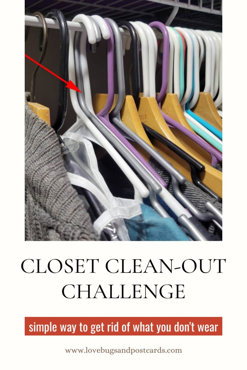 Closet clean-out challenge